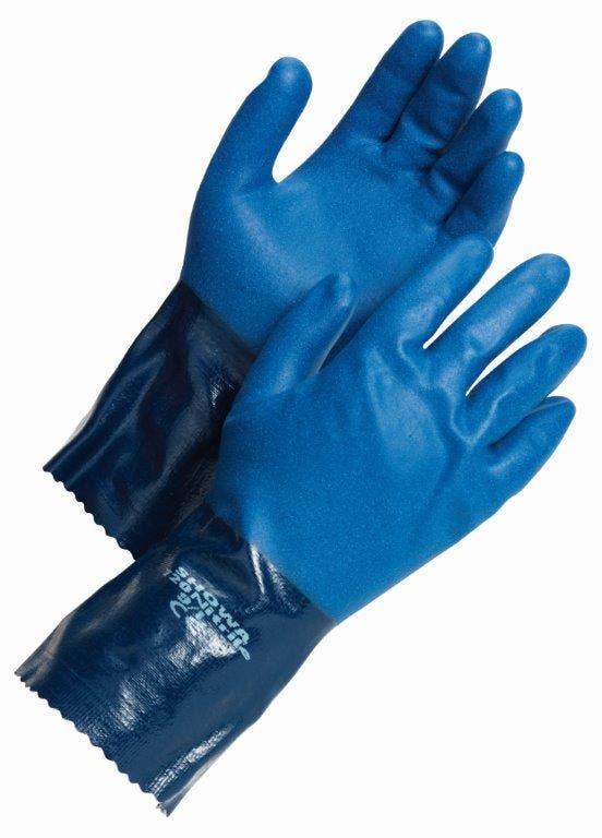 HANDSKE NITRIL BLÅ 7 CS720 SHOWA