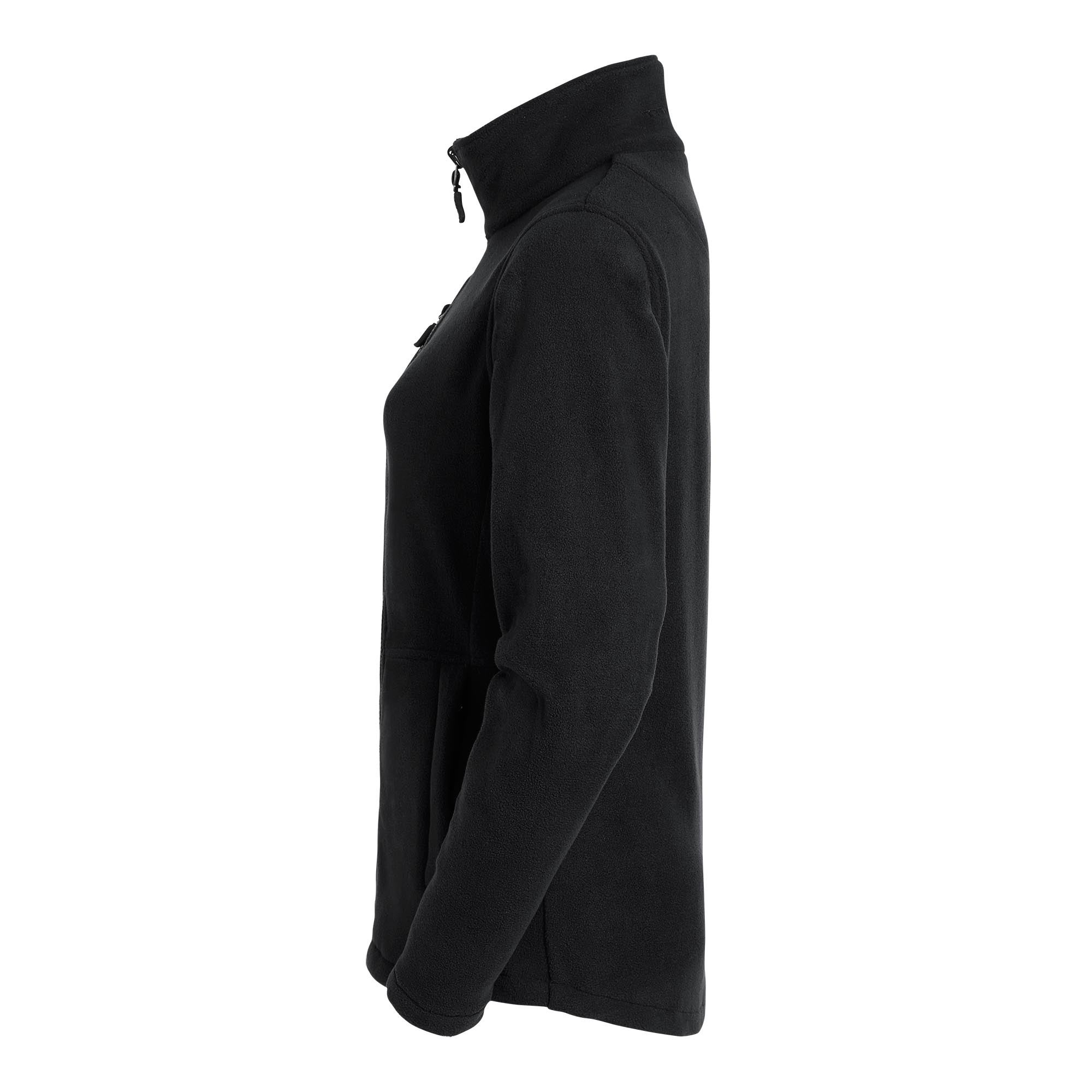 FLEECE ZIP ALMA SVART S