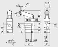 VENTIL MEV 23 BRS 1/8 NC