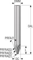 PINNFRÄS JH746100T2R2R250.0Z6 SIRA