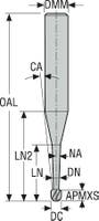 PINNFRÄS RADIE HM 116ML020TN-MEGA-64-T