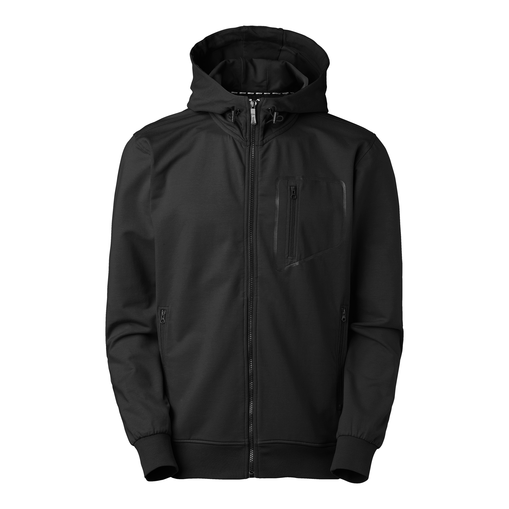 MADISON HOOD JACKA SVART L