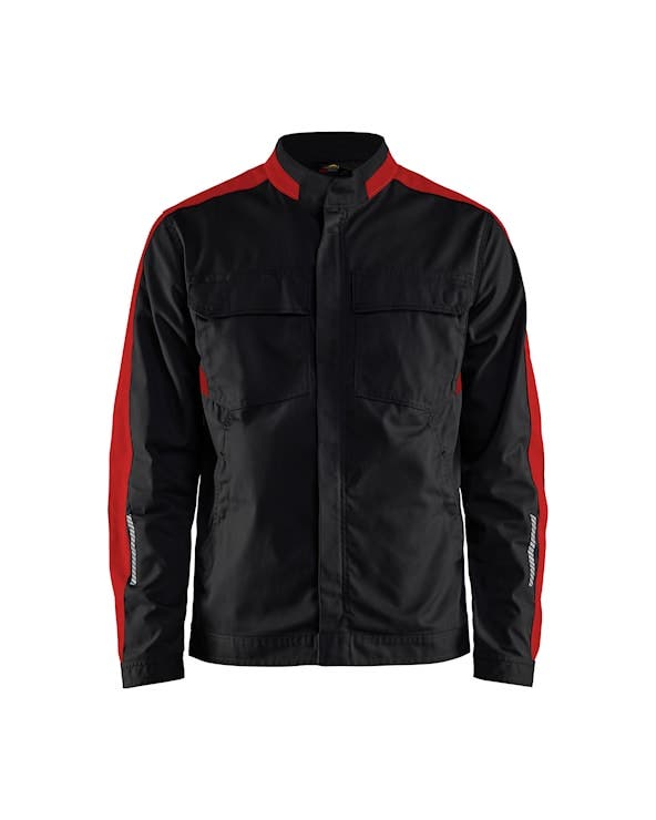 JACKA 44441832 SVART/RÖD 4XL