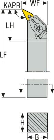 HÅLLARE DVPNR2525M16