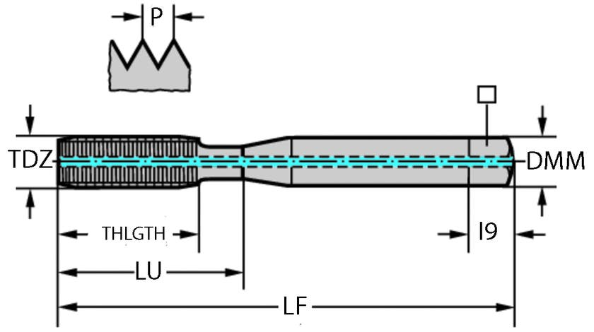GÄNGTAPP TC420-M5-C1-WW60BA Thread Formers, HSS-E, Supreme