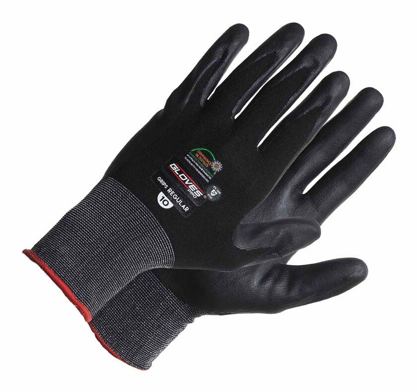 HANDSKE MONTAGE GRIP REGULAR NITRIL STL 9