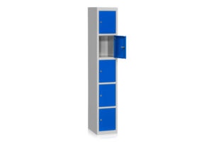 KLÄDSKÅP BASSEKTION 5-DÖRRAR - BLÅ