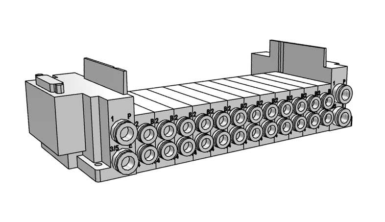 SS5Y5-10F1-12B-C8-NA MANIFOLD BASE