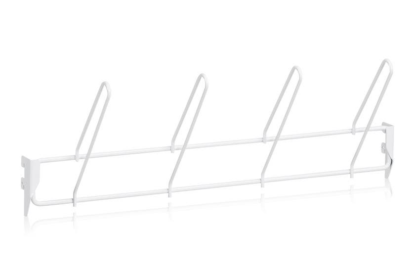 Stövelupphängningslist 600 mm Vit