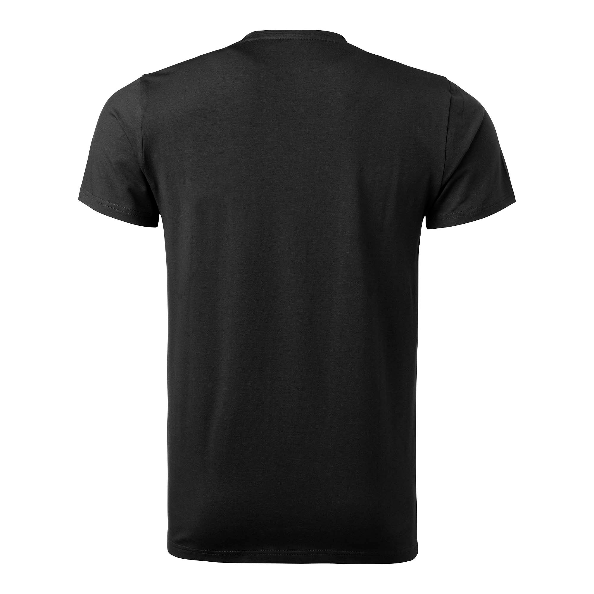 T-SHIRT NORMAN MS SVART XXXL