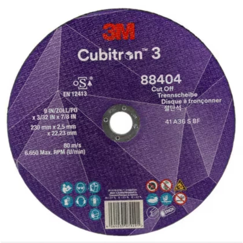 KAPSKIVA 230X2,5X22,23MM CUBITRON3 88404