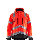 JACKA 48371977 RÖD/SVART 4XL
