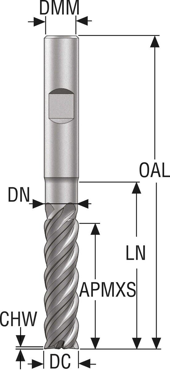 PINNFRÄS HM JS754160E3C.3Z4-HX T