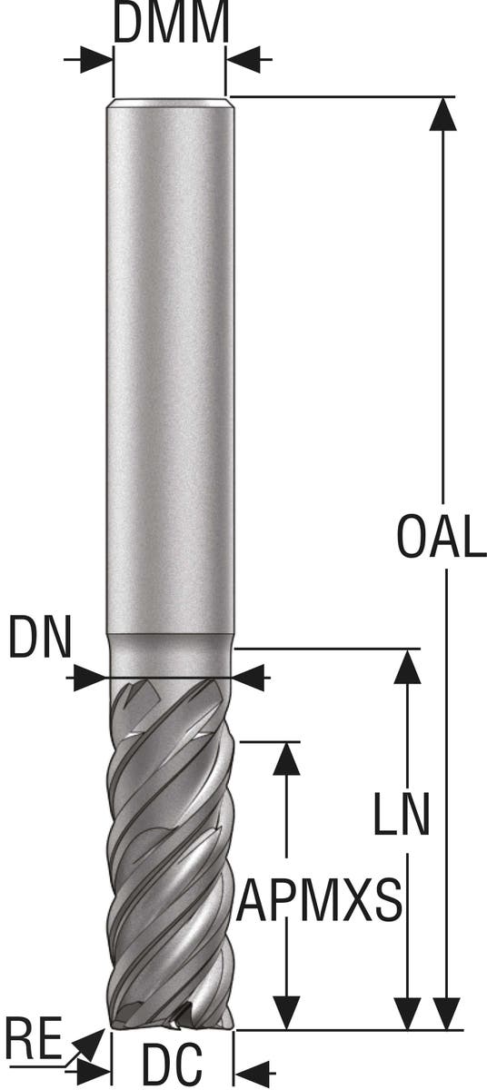 PINNFRÄS HM JS755100E3R100.0Z5-HXT