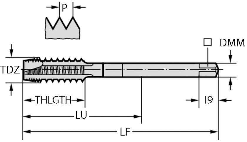 GÄNGTAPP P40360-M12