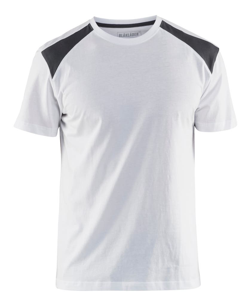 T-SHIRT 33791042 VIT/MÖGRÅ 4XL