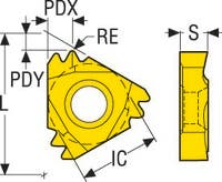 GÄNGSKÄR 16ER2.0ISO-TT CP500
