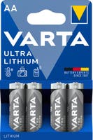 BATTERI LITHIUM AA 4 PACK