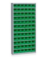 Backskåp m. 72 backar Grön