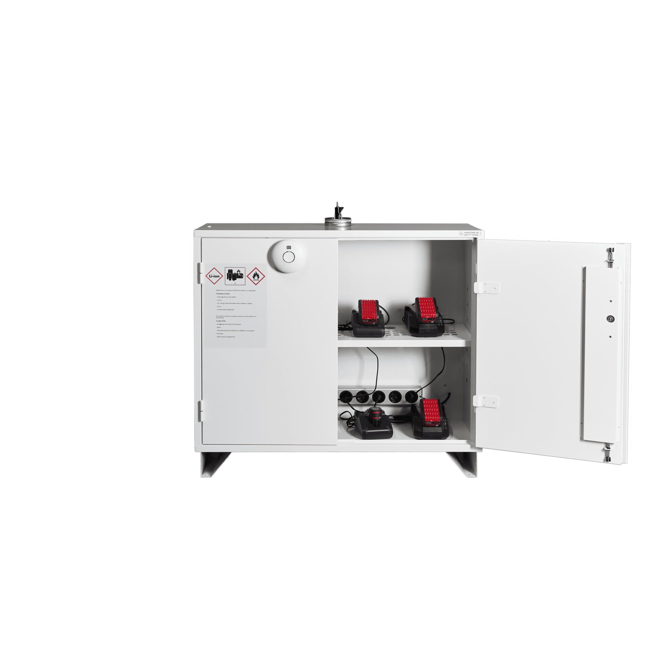 Batteriskåp Jiwa BAT803, brandisolerat