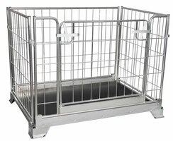 KOMPRIMERBAR PALLCONTAINER 1200 MM ELFÖRZINKAD