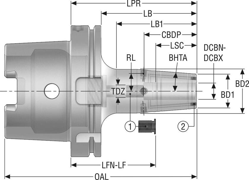 HÅLLARE HSKA125-SFR16-120-F6