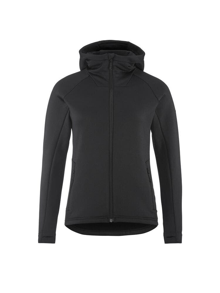 ADV EXPLORE POWER FLEECE HOOD JKT W BLACK XS