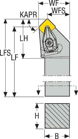 HÅLLARE DSSNR3225P12-C