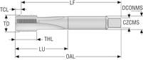 Gängtapp T32-SN21C09-1-11-11R