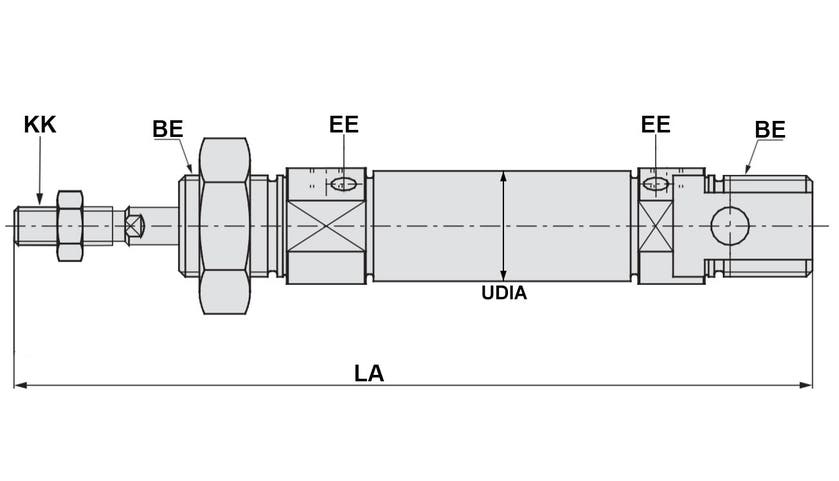 CD85N12-50-B STANDARDCYLINDER ENL. ISO 6432