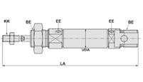CYLINDER CD85N20-50-B