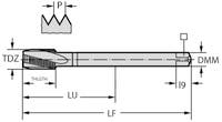 GÄNGTAPP 234664-UNF7/16 7/16-20 UNF-3B 100/20/8/4/15