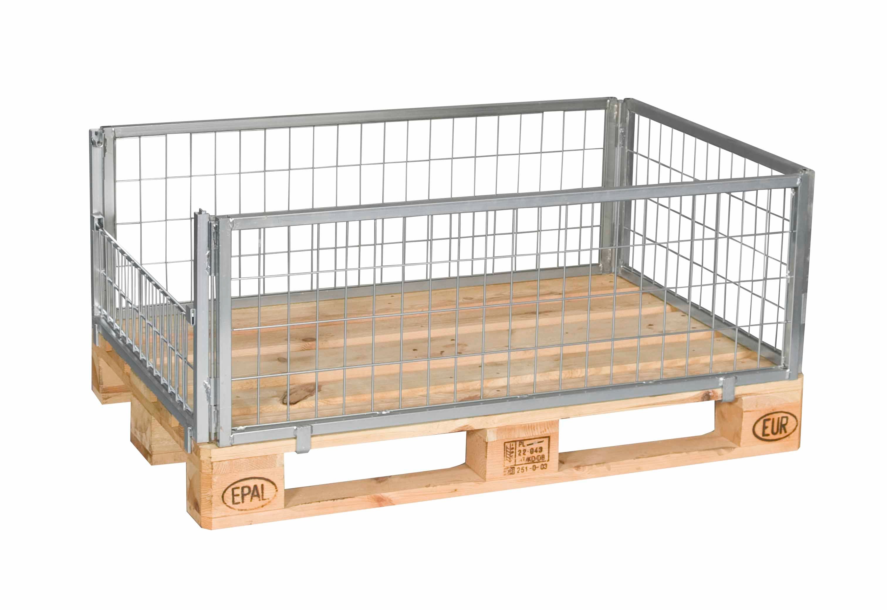 FLEXPALLRAM 400 MM ELFÖRZINKAD