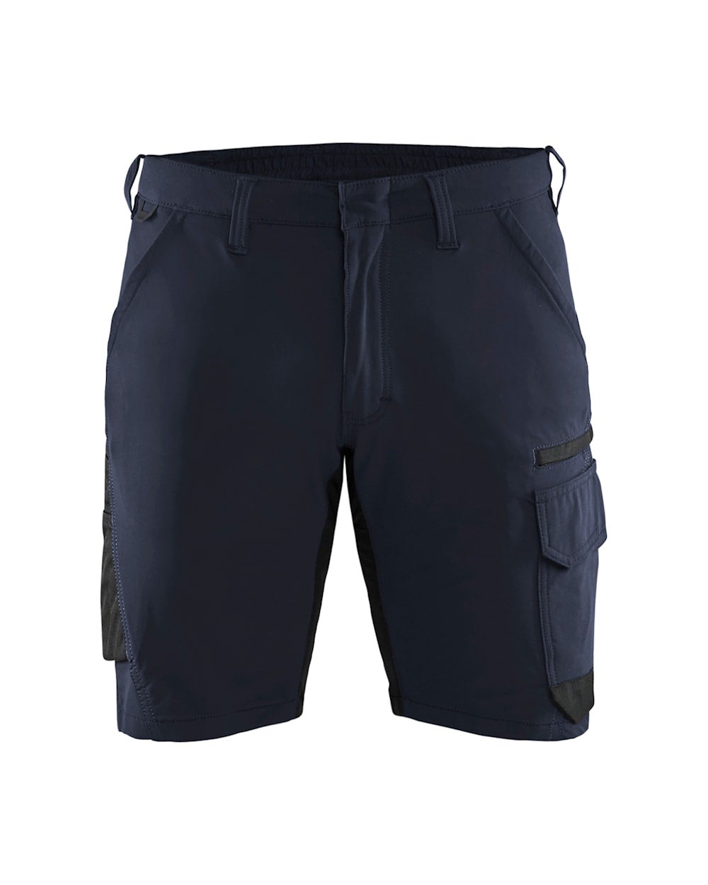 SERVICESHORTS 4-VÄGSSTRETCH MÖRKMARINBLÅ/SVART C44