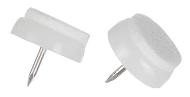 GOLVSKYDD FILT M SPIK 26MM VIT