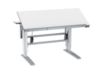 Vinklingsbart bord W400 1400x8 00 mm delad bordsskiva