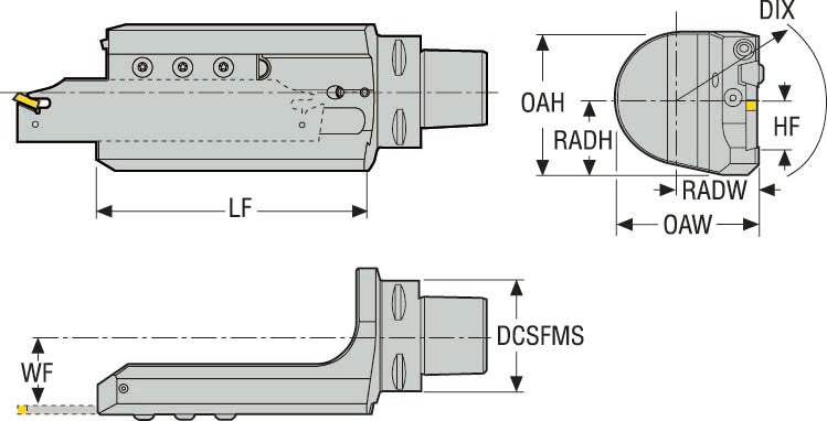 HÅLLARE C6-R150.10-160-25JETI