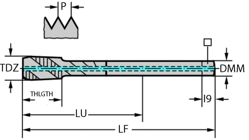 Gängtapp EP2256312-UNC5/8 thl eco plus