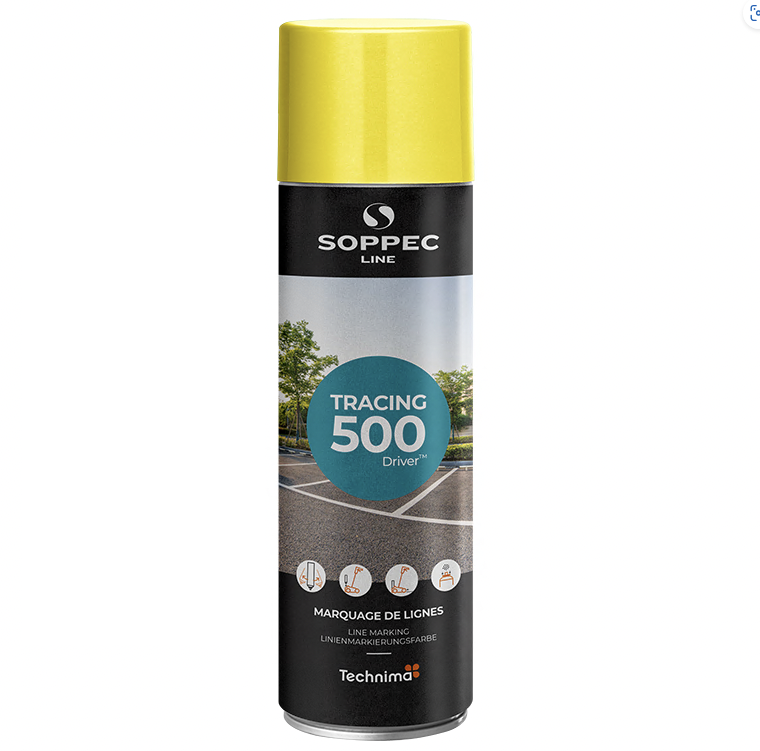 LINJEMARKERINGSFÄRG GUL 500ML SOPPEC TRACING