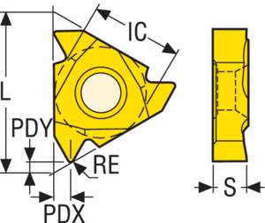 GÄNGSKÄR 16NRG55-A CP500