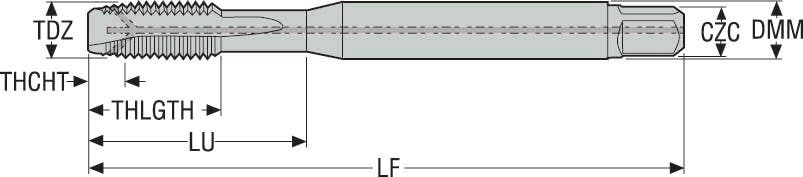 TAPP MTP-M6X1.00ISO6H-TB-M003- A