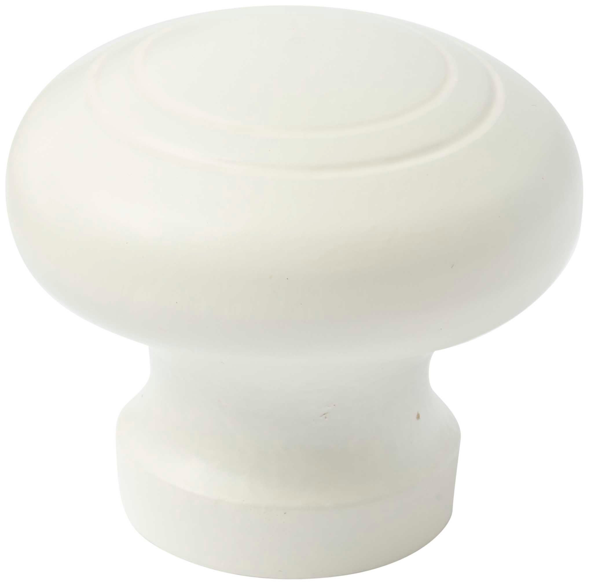 KNOPP HELGE TRÄ VIT Ø45MM