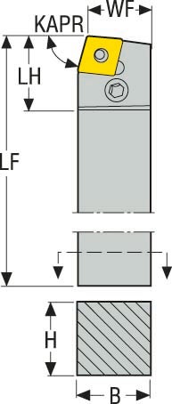 HÅLLARE PCBNR2525M12
