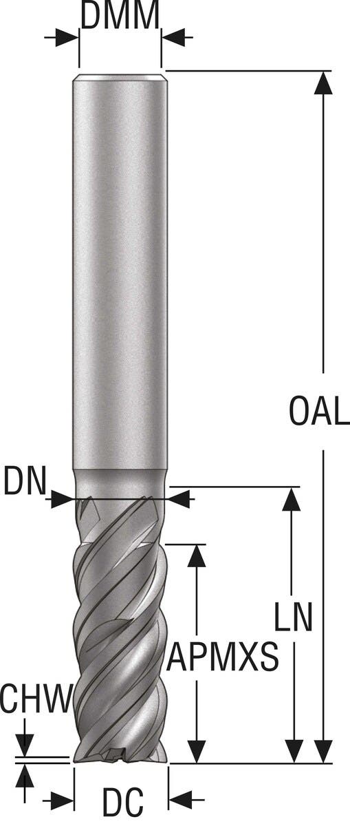 PINNFRÄS HM JS754250E2C.0Z4-HX T