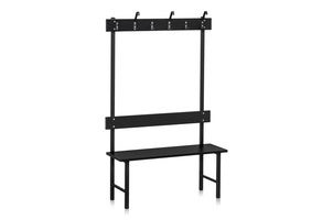 SITTBÄNK ENKELSEKTION 1000 MM SVART