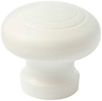 KNOPP HELGE TRÄ VIT Ø45MM