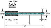 Gängtapp TC420.UNC5/8-L2-WW60A thread formers, hss-e, supreme