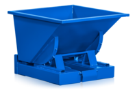 TIPPCONTAINER 300 L BLÅ RAL 5005