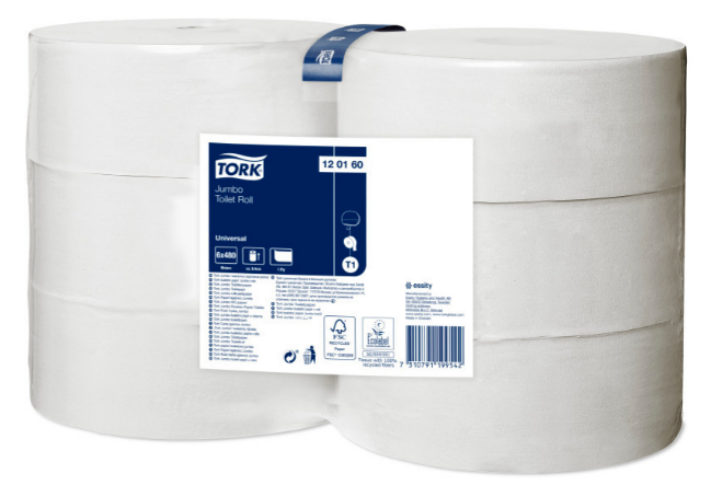 Toapapper Tork Univ Jumbo, 1-l , 480m, T1 6 rl