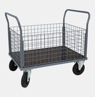 PLATTFORMSVAGN NÄTSARG HÖG 120 0X800 GRÅ